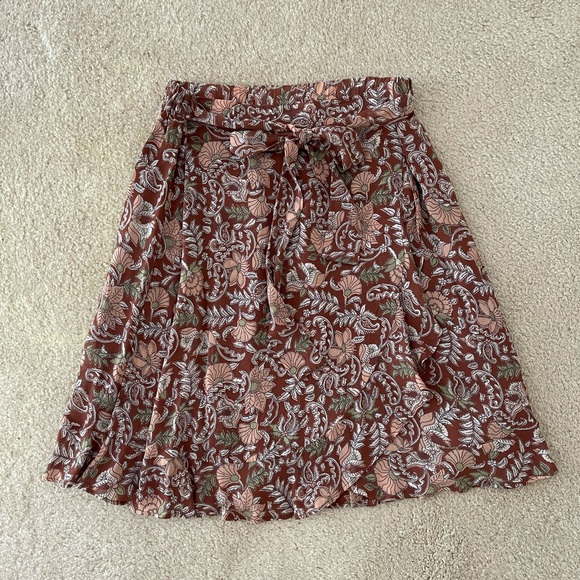 New ANTHROPOLOGIE Multicolored Skirt, Sz XS - Picture 3 of 10